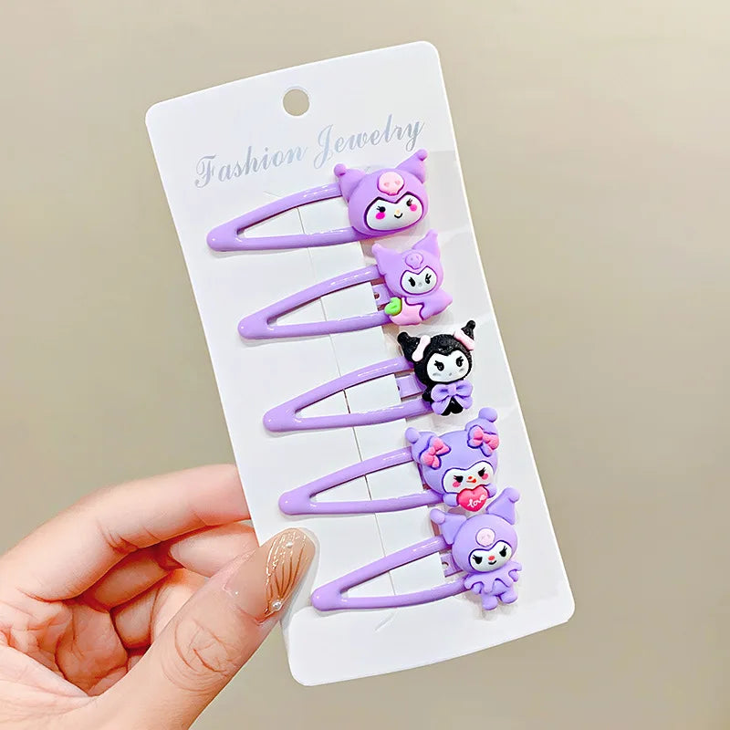 2025 New Sanrio Kuromi & My Melody Hair Clip Set - Image 10