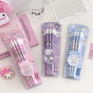 Sanrio Kuromi & Cinnamoroll 12Pcs HB Pencil Set