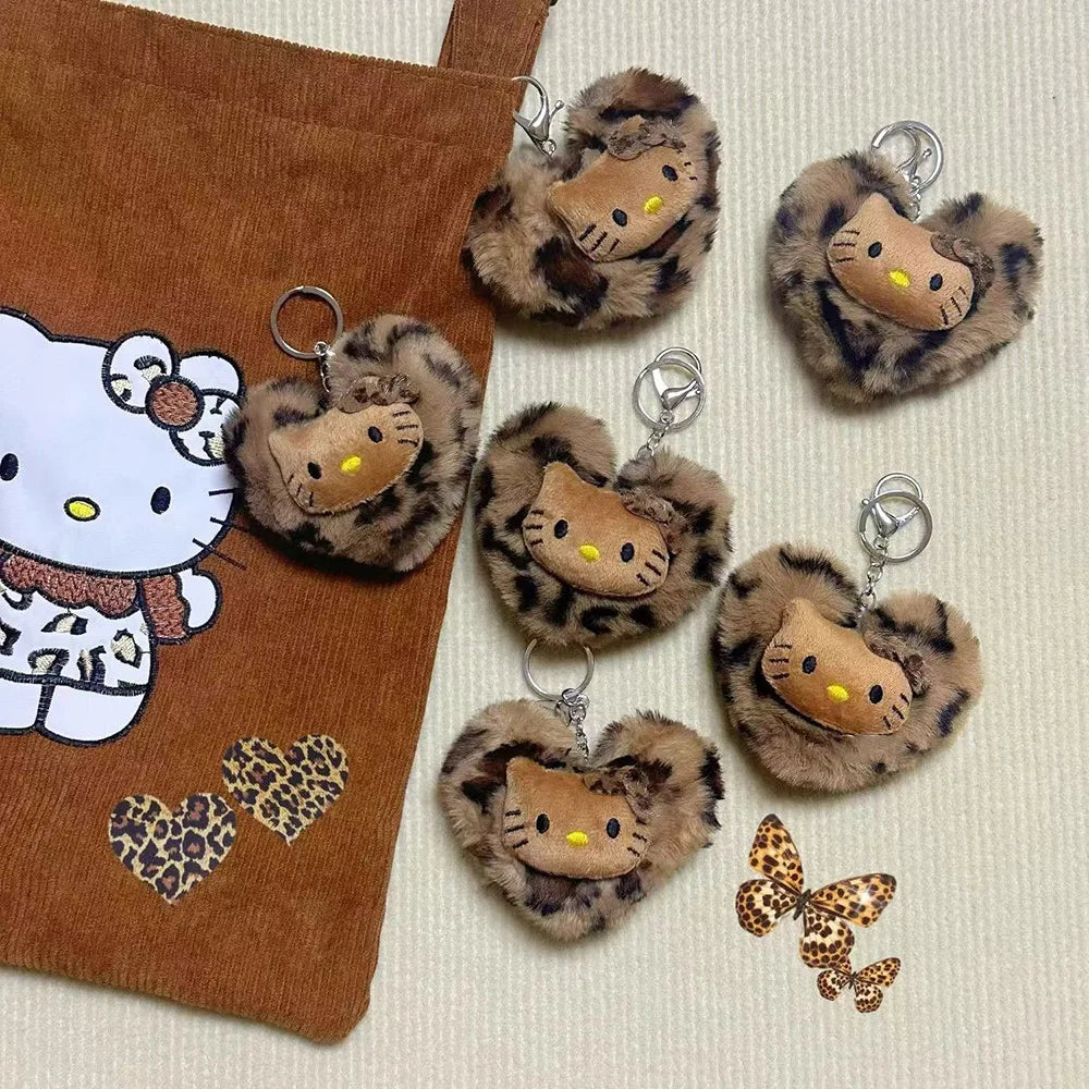 Hello Kitty Retro Leopard Doll Pendant - Image 2
