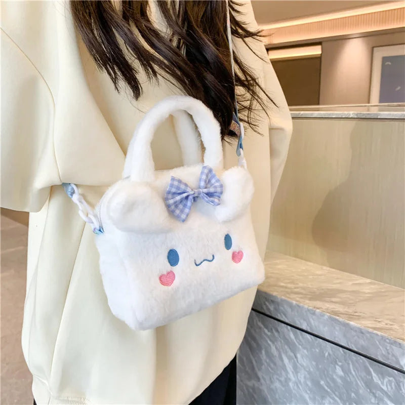 Kawaii Sanrio Plush Crossbody Bag - Image 2