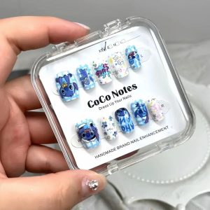 Disney Stitch Fake Nails