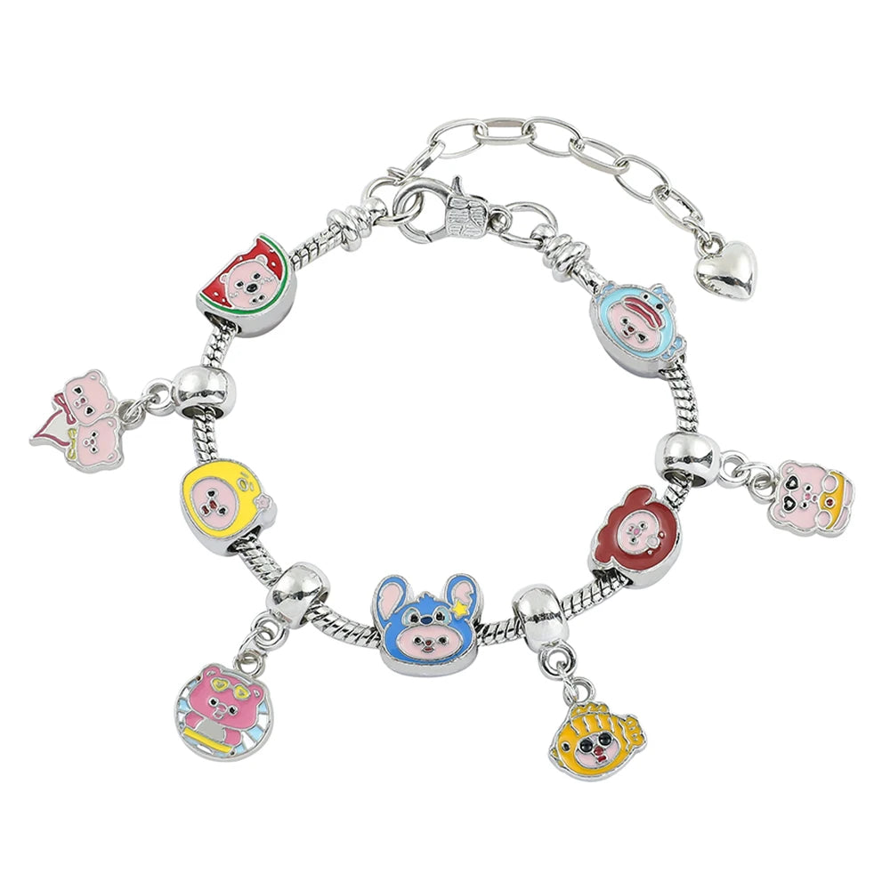 Hello Kitty Gold Plated Bracelet with Charms - Image 14