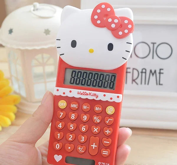 Kawaii Hello Kitty Sanrio Portable Pocket Calculator - Image 7