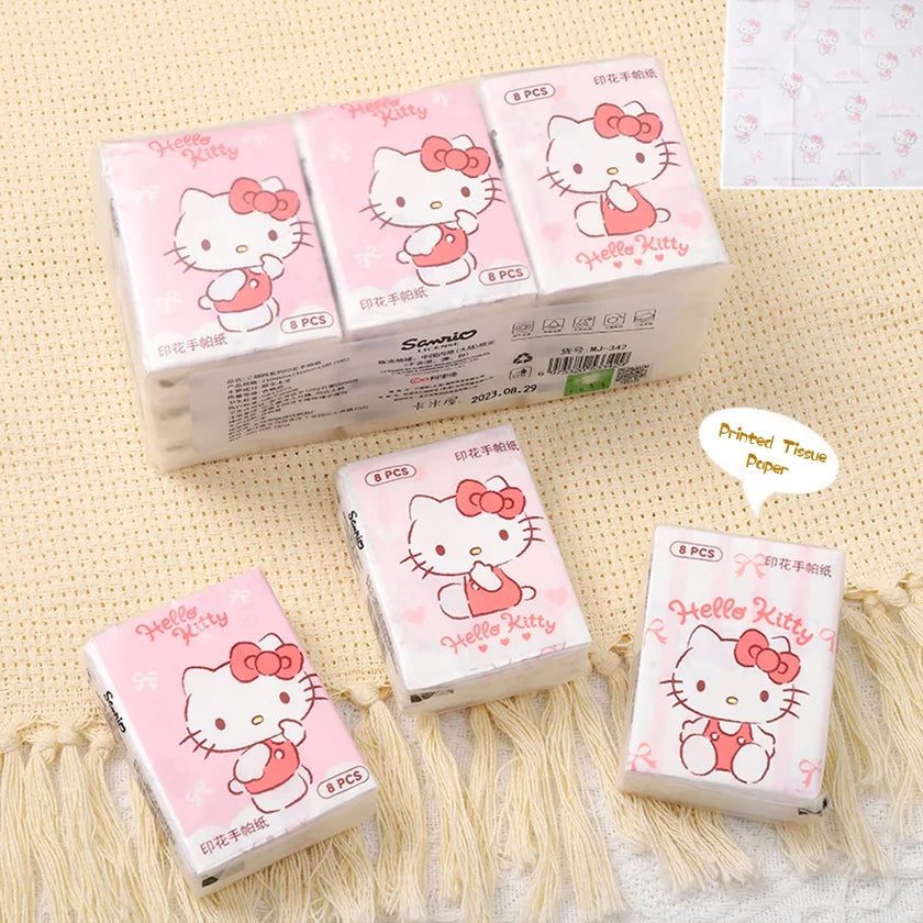 9pcs Hello Kitty & Sanrio Tissue Set - Image 6