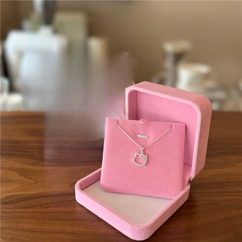 Kawaii Hello Kitty Sanrio Clavicle Chain Pendant Necklace - Image 3