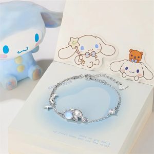 Anime Kawaii Sanrio Cinnamoroll 925 Silver Bracelet