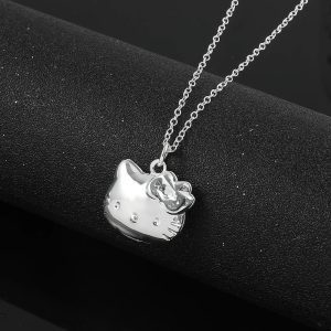 Y2K Hello Kitty Sanrio Pearl Chain Necklace