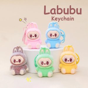 6 Style Labubu Doll Keychain