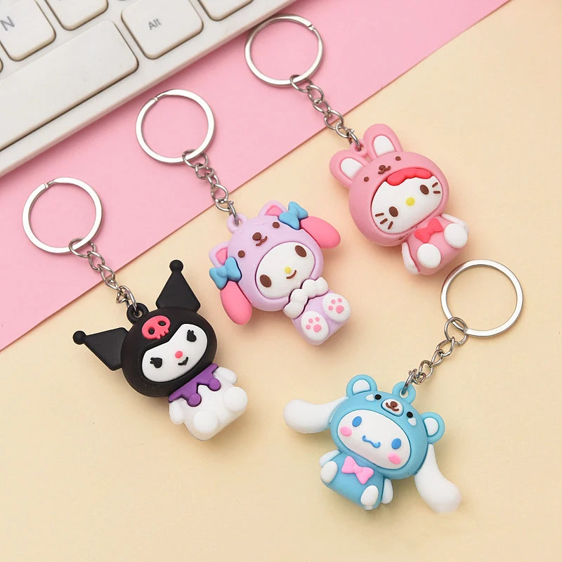 Sanrio Kawaii Kuromi & Friends Keychains