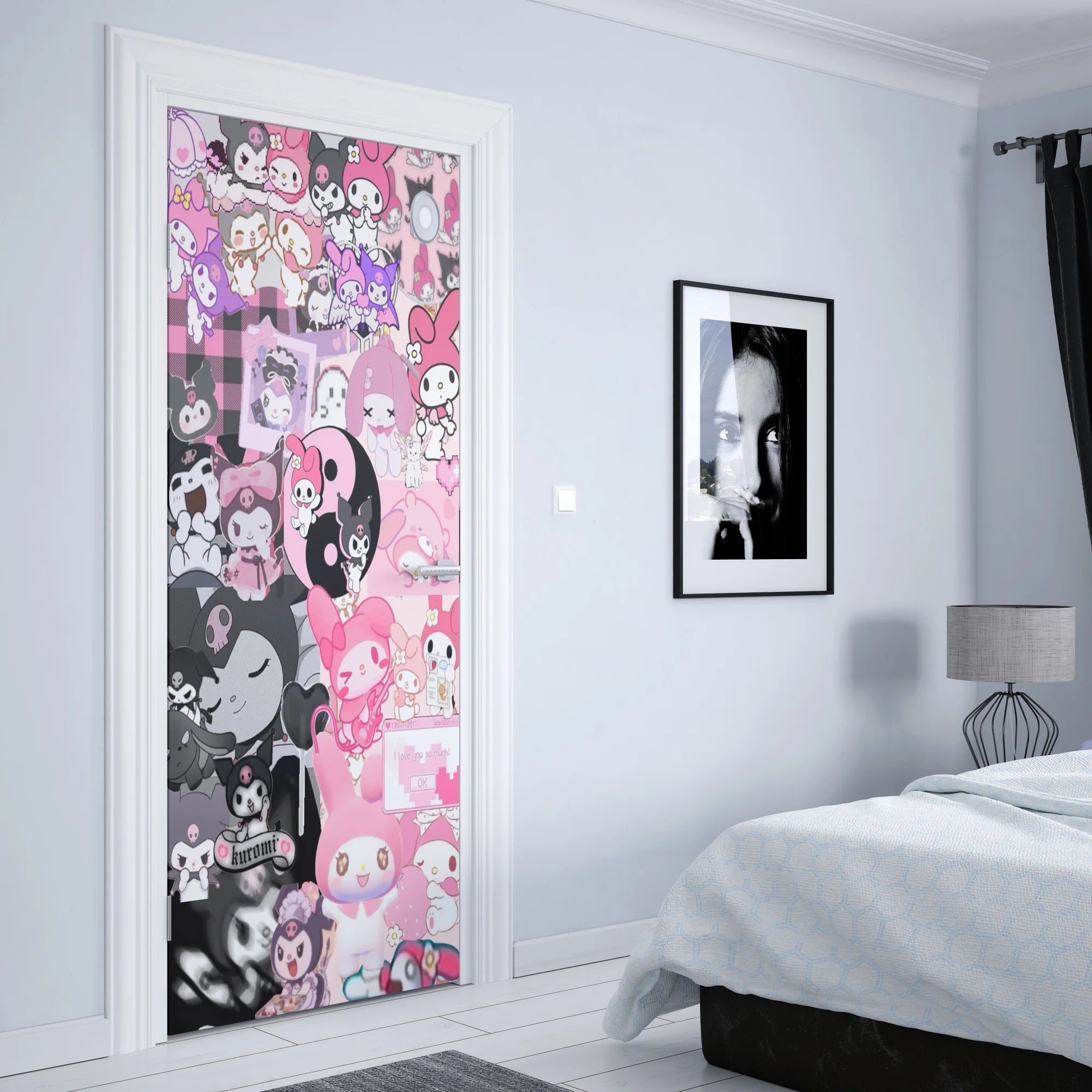 Kawaii Sanrio Anime Wall Sticker - Image 12