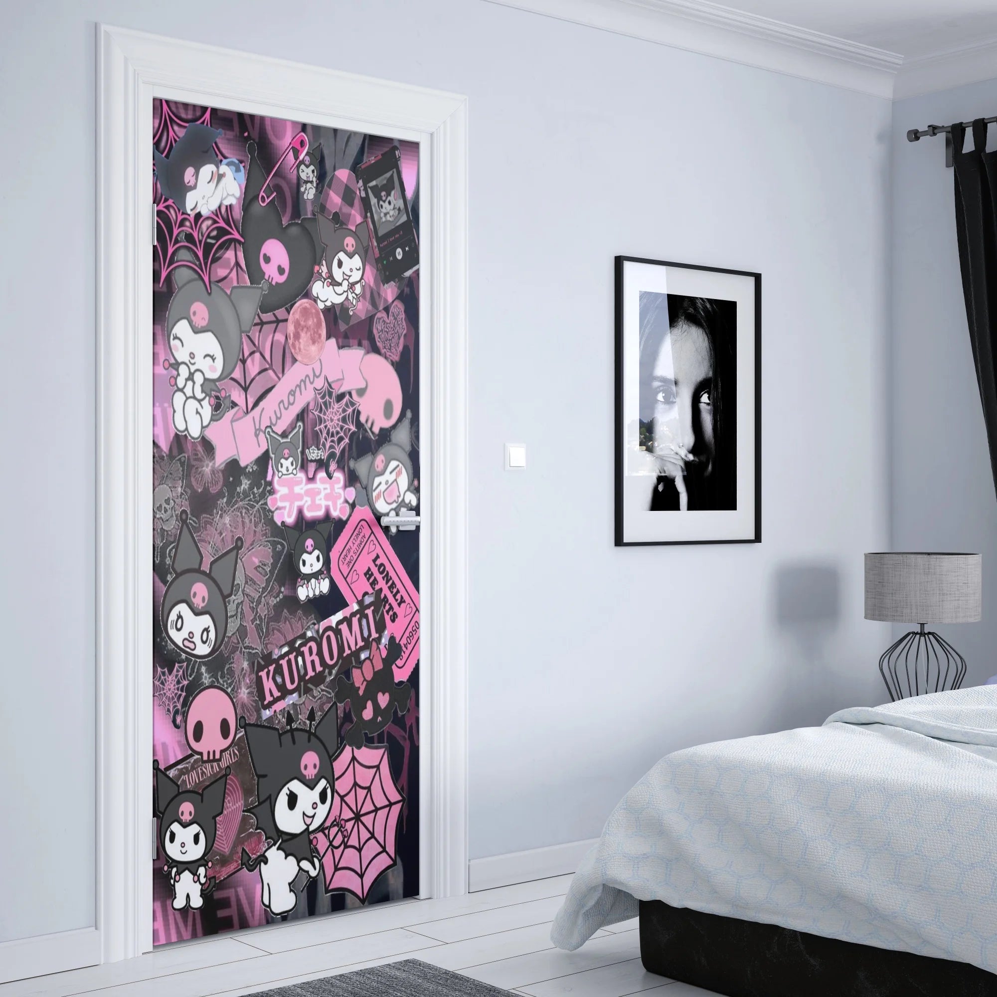 Kawaii Sanrio Anime Wall Sticker - Image 14