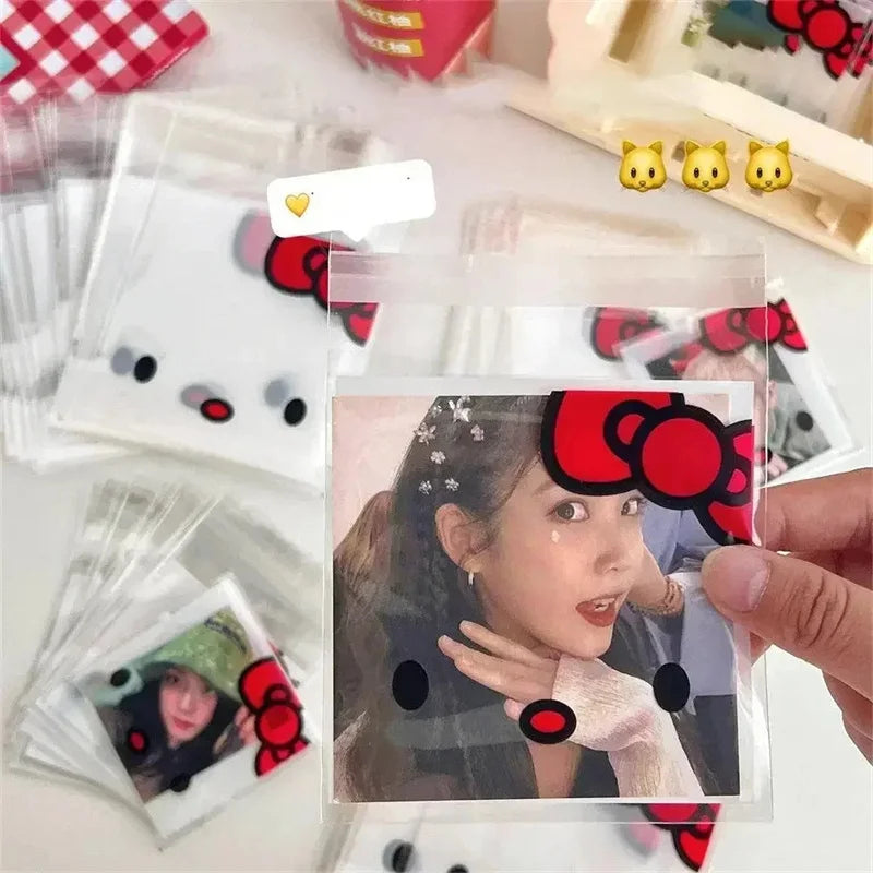 100Pcs Sanrio Hello Kitty Printed Ziplock Bags - Image 5