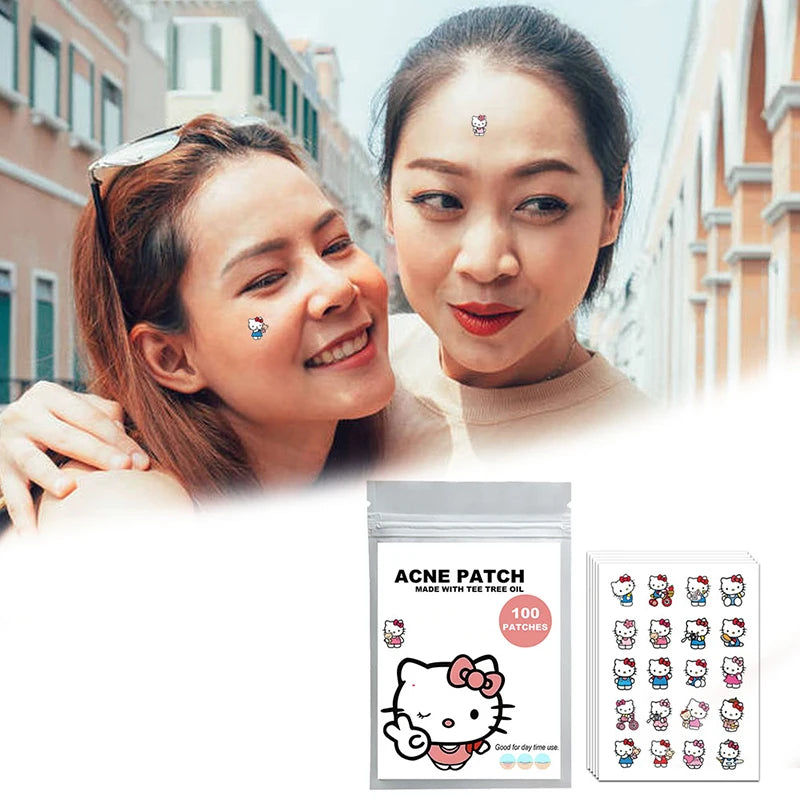 100pcs Sanrio Hello Kitty Acne Stickers - Image 2
