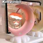 Cute Moon Hello Kitty Night Light