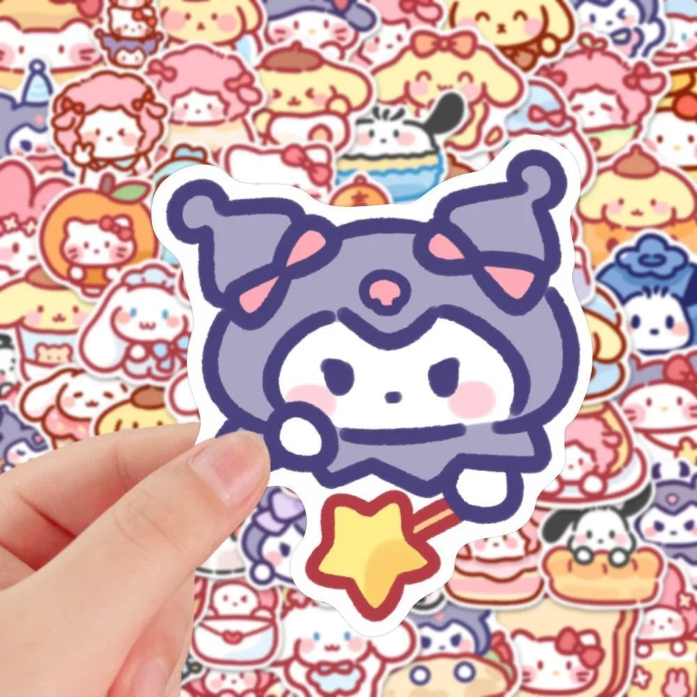 100pcs Sanrio Cartoon Stickers - Image 3