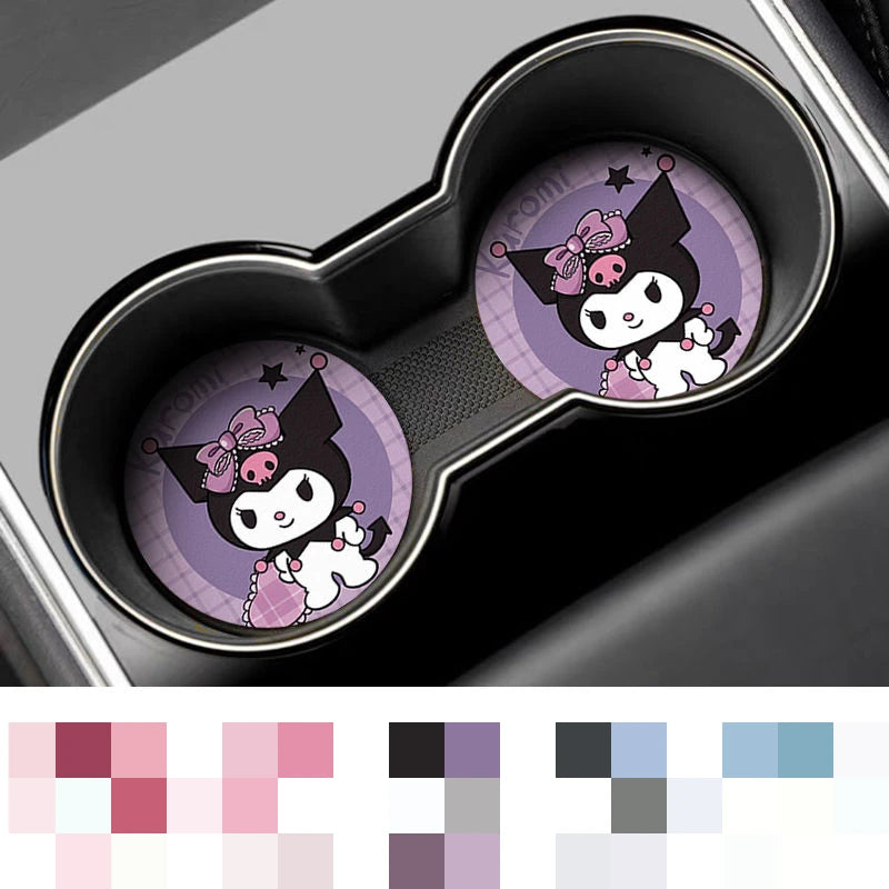 Sanrio My Melody, Cinnamoroll & Kuromi Car Coasters - Image 6