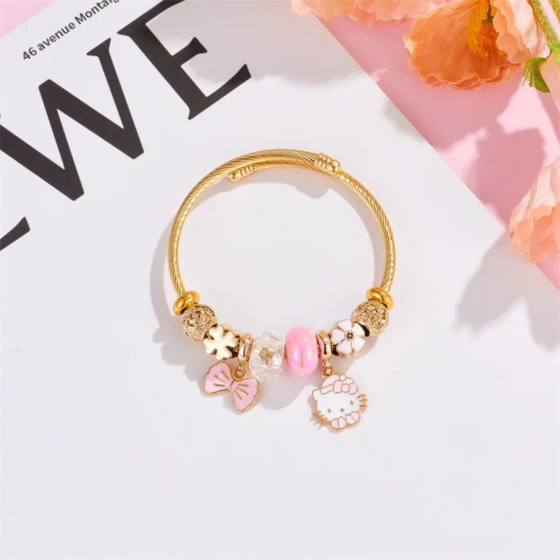 Sanrio Hello Kitty Bowknot Charm Bracelet - Image 5