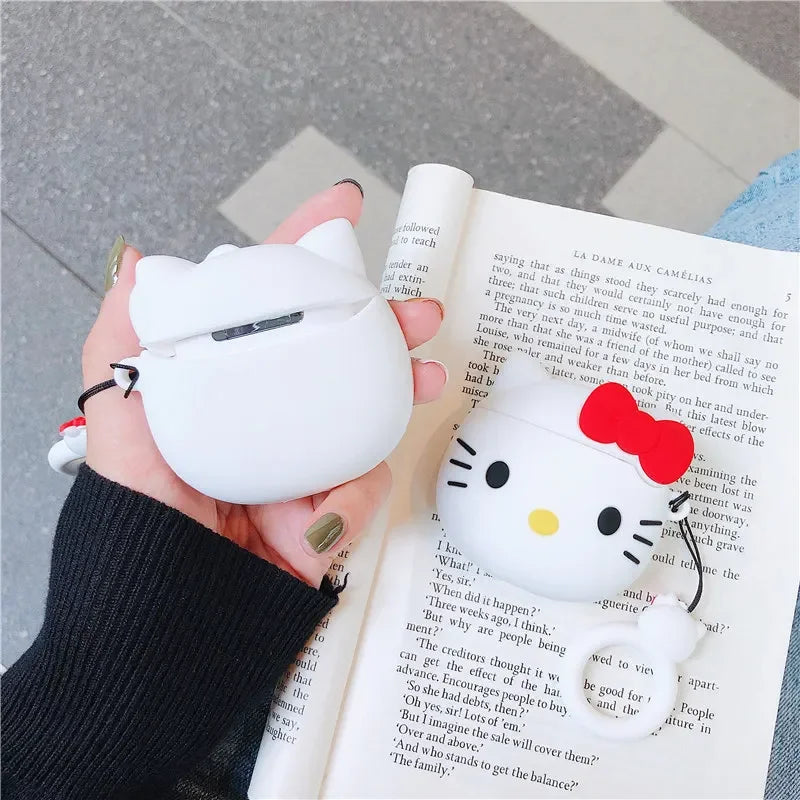 Hello Kitty Silicone Case for AirPods & Bluetooth Headphones - Image 3