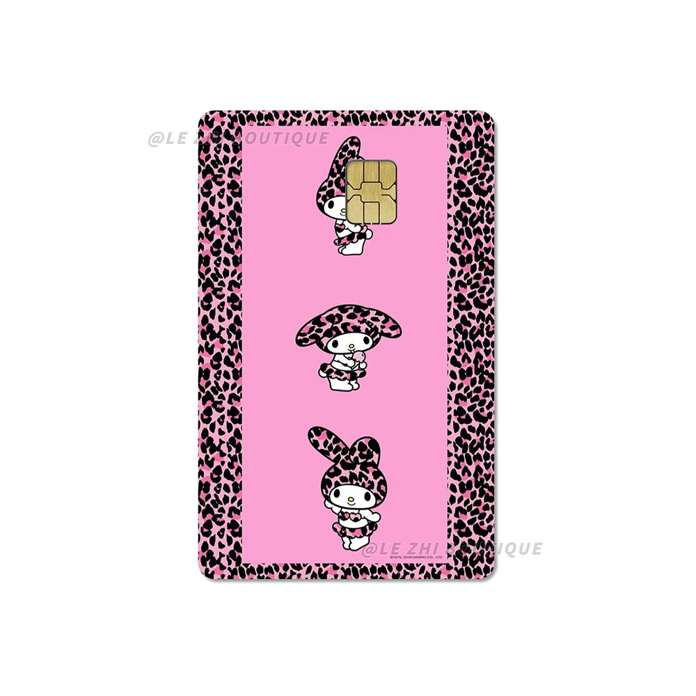 Sweet Cool Sanrio Black Skin Hello Kitty Credit Card Stickers - Image 25