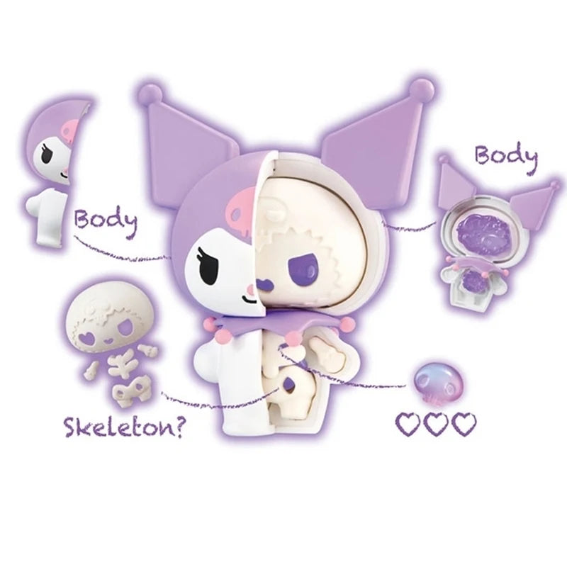 Cartoon Sanrio Box Half Skull Action Figures - Image 11