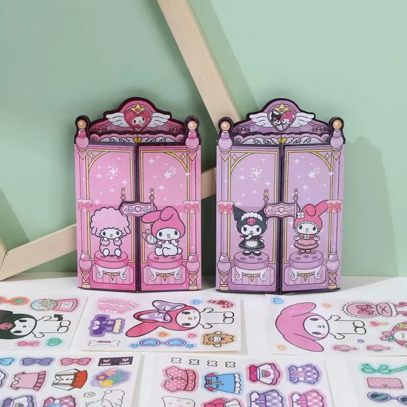 Kawaii Sanrio Hello Kitty Replacement Wardrobe Versatile Sticker - Image 3