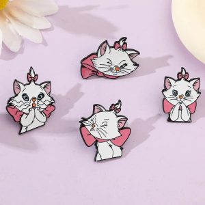 1 Set Disney Marie Cat Brooch