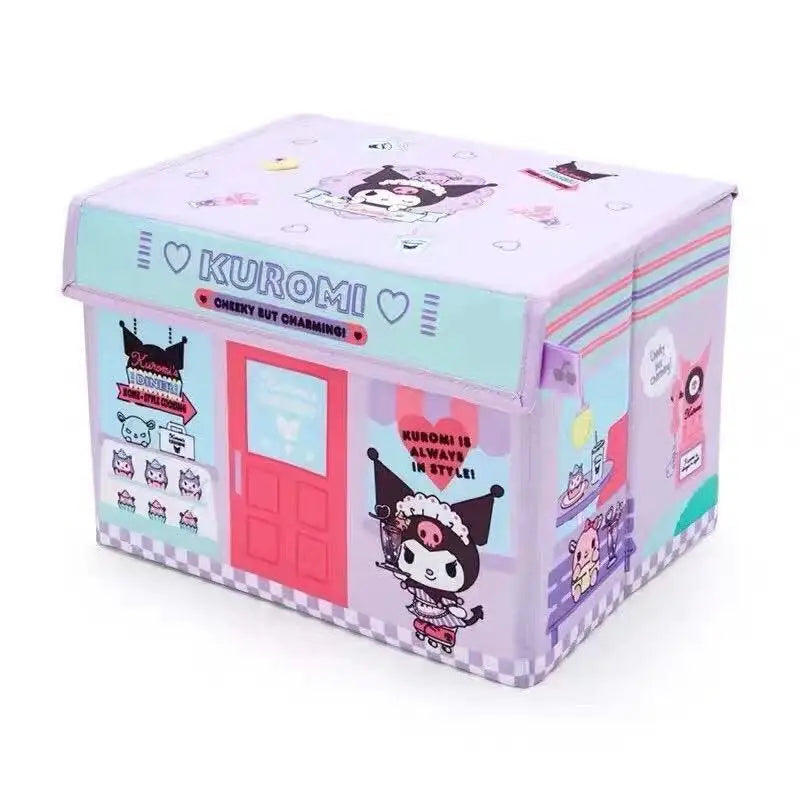 Cute Sanrio Cinnamoroll My Melody Cartoon Desktop Storage Box - Image 17