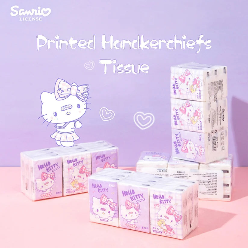 9pcs Hello Kitty & Sanrio Tissue Set
