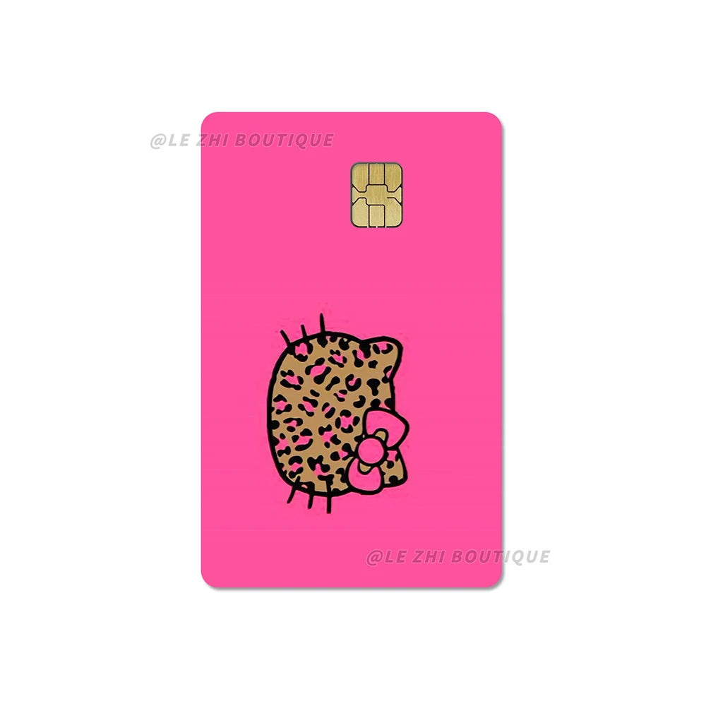 Sweet Cool Sanrio Black Skin Hello Kitty Credit Card Stickers - Image 41