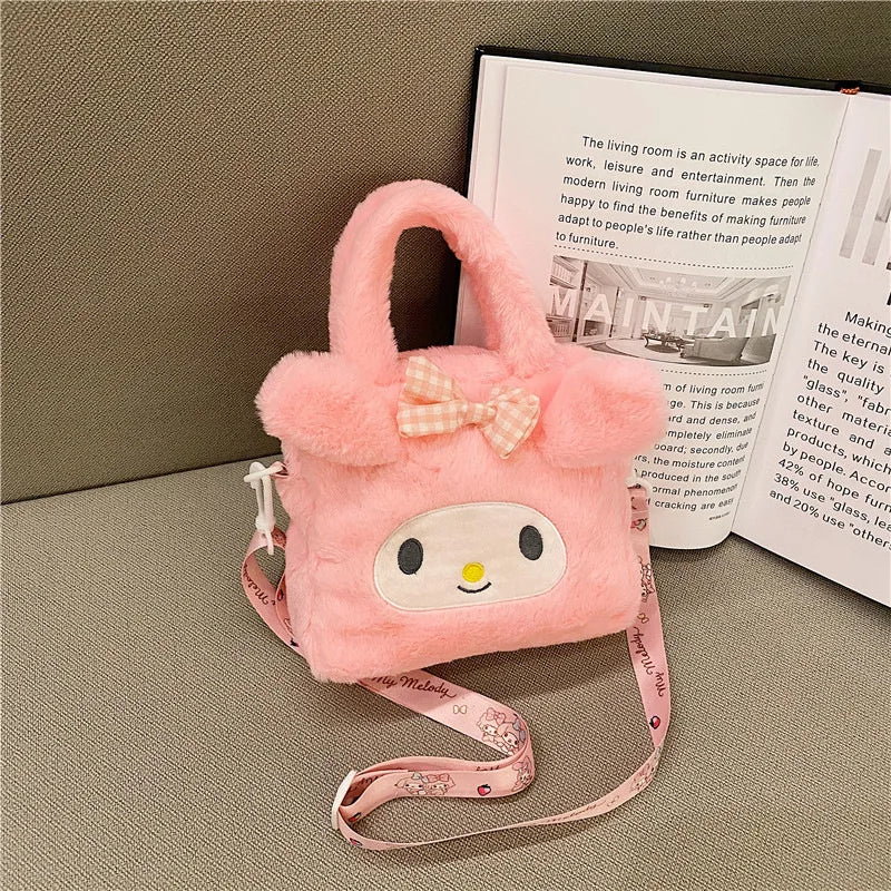 Kawaii Sanrio Plush Crossbody Bag - Image 9