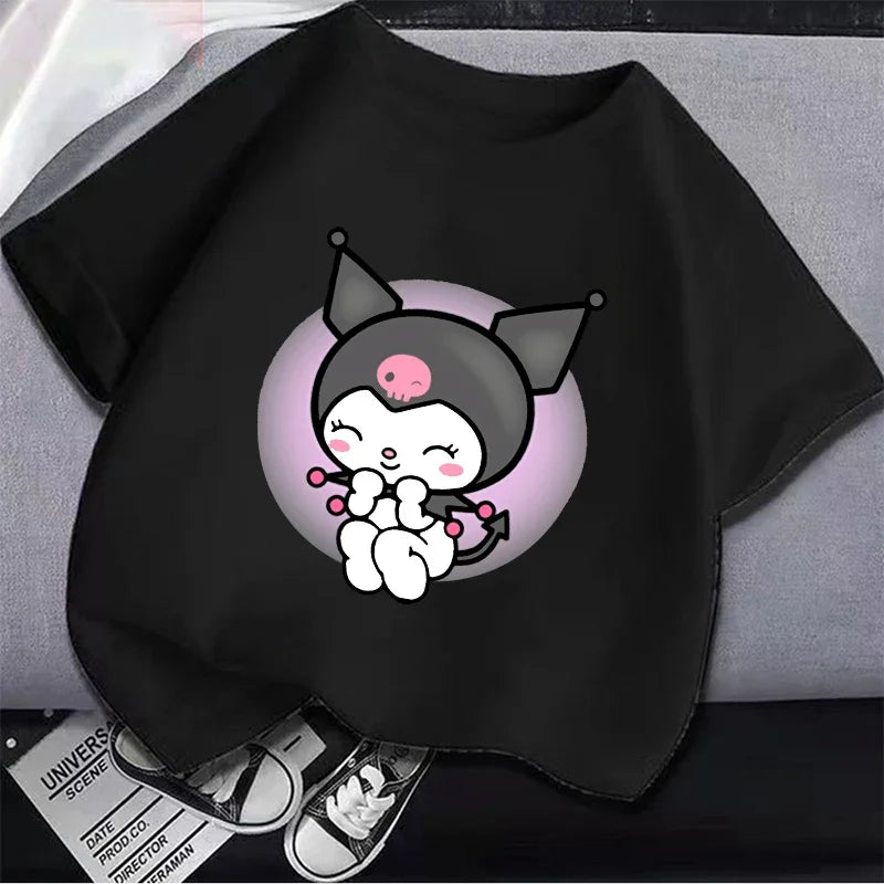 Kuromi Children’s Cotton T-Shirt - Image 9