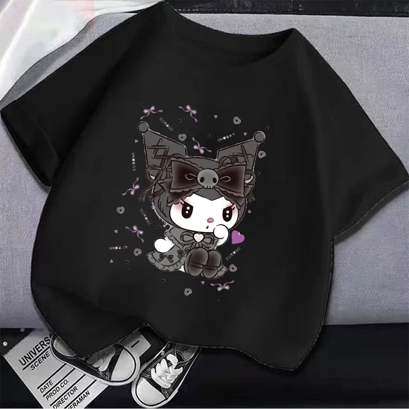 Kuromi Children’s Cotton T-Shirt - Image 8