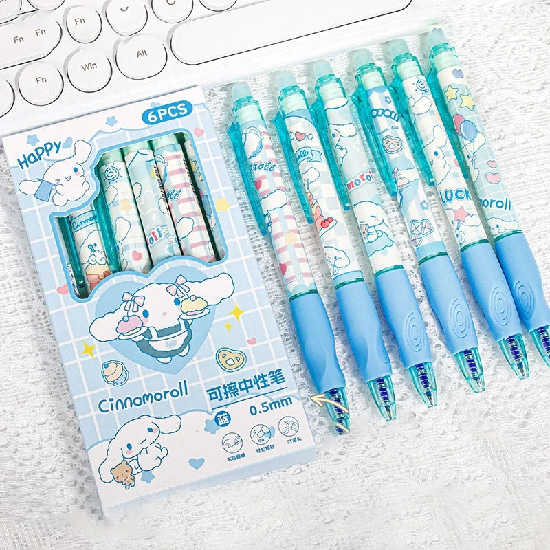 6pcs Sanrio Erasable Gel Pens - Image 7