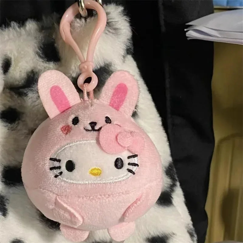Malta Peixe Cartoon Sanrio Plush Keychain - Image 2
