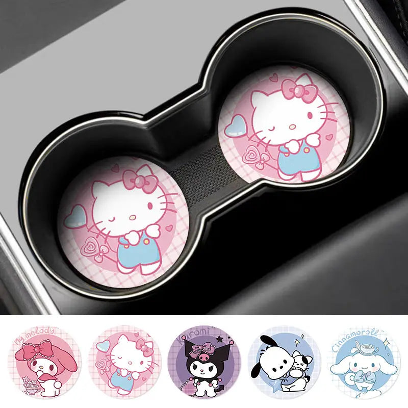 Sanrio My Melody, Cinnamoroll & Kuromi Car Coasters - Image 4