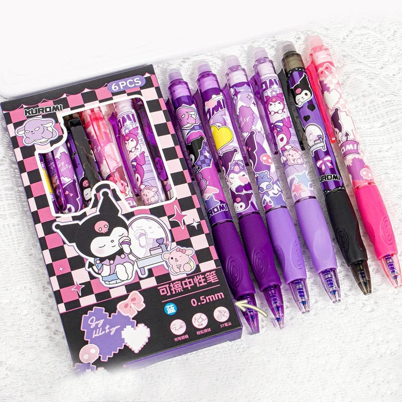 6pcs Sanrio Erasable Gel Pens - Image 6