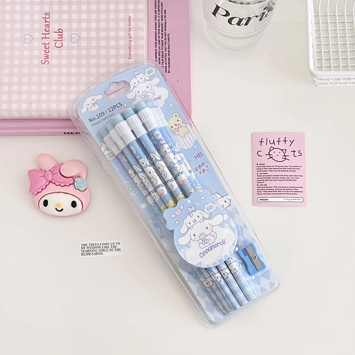Sanrio Kuromi & Cinnamoroll 12Pcs HB Pencil Set - Image 2