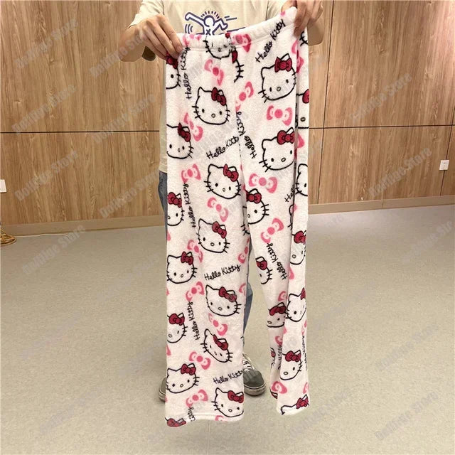 2025 Sanrio Hello Kitty Halloween Flannel Pajama Trousers - Image 9