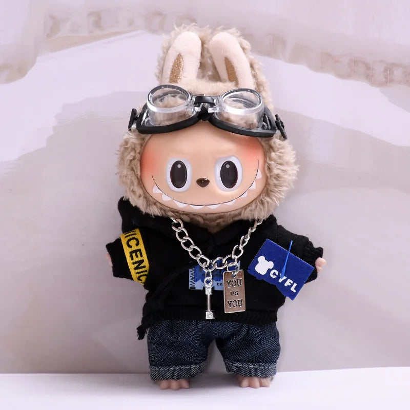 17cm Labubu Plush Doll Outfit - Image 5