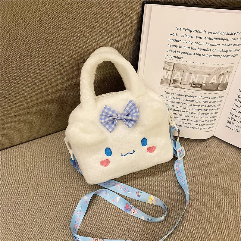 Kawaii Sanrio Plush Crossbody Bag - Image 7