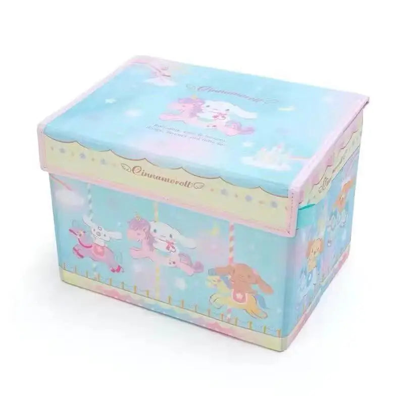 Cute Sanrio Cinnamoroll My Melody Cartoon Desktop Storage Box - Image 4