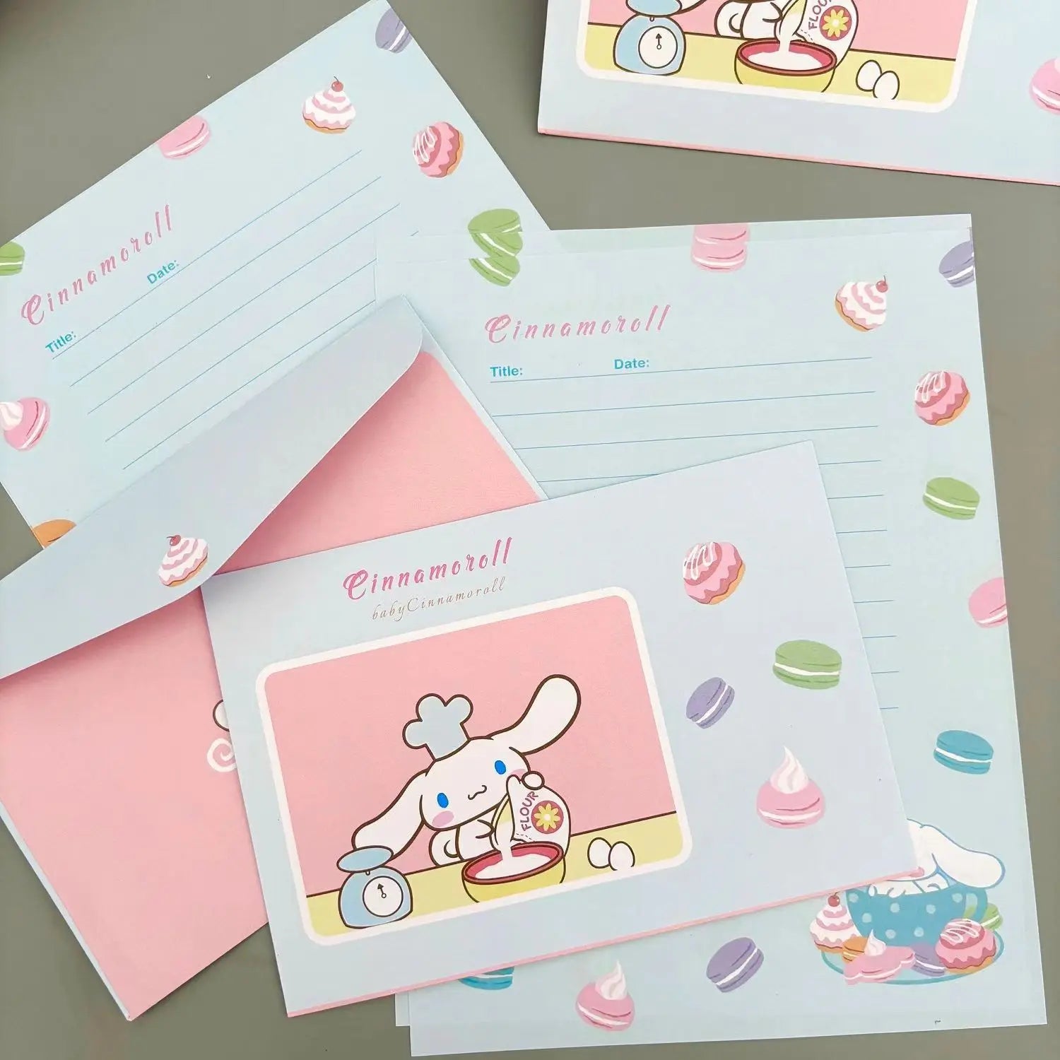 Romantic Hello Kitty Cartoon Stationery Set - Image 5