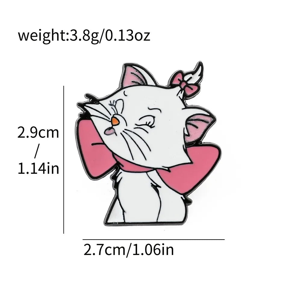 1 Set Disney Marie Cat Brooch - Image 8