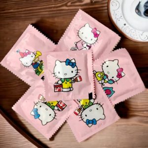 100pcs Sanrio Kawaii Anime Hello Kitty Disposable Gloves