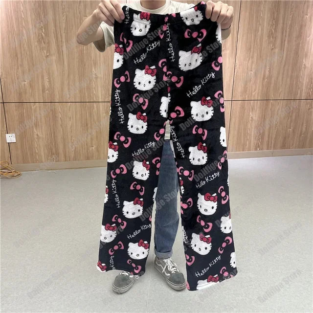 2025 Sanrio Hello Kitty Halloween Flannel Pajama Trousers - Image 8