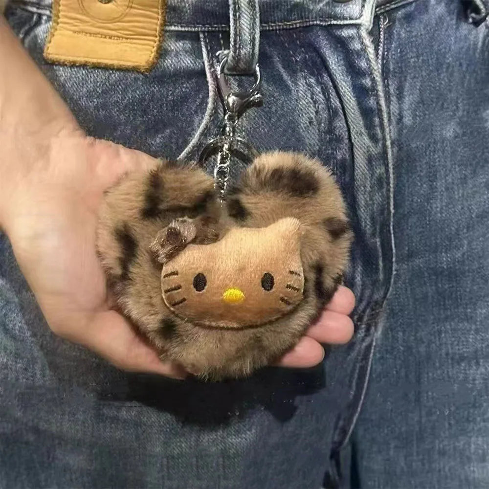 Hello Kitty Retro Leopard Doll Pendant - Image 7