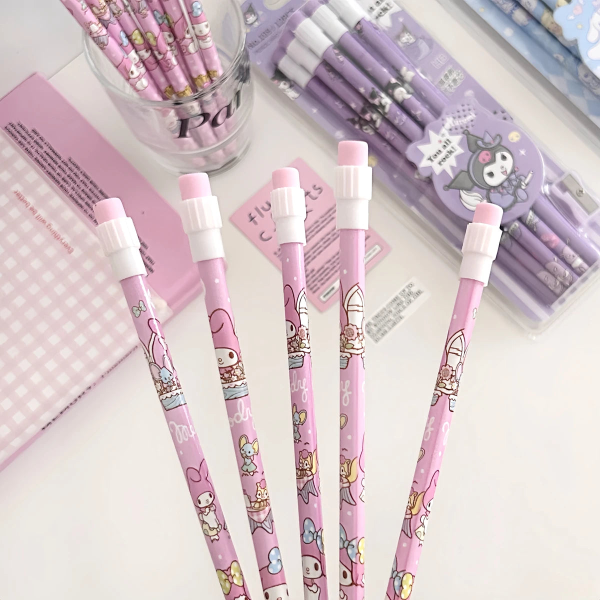 Sanrio Kuromi & Cinnamoroll 12Pcs HB Pencil Set - Image 5