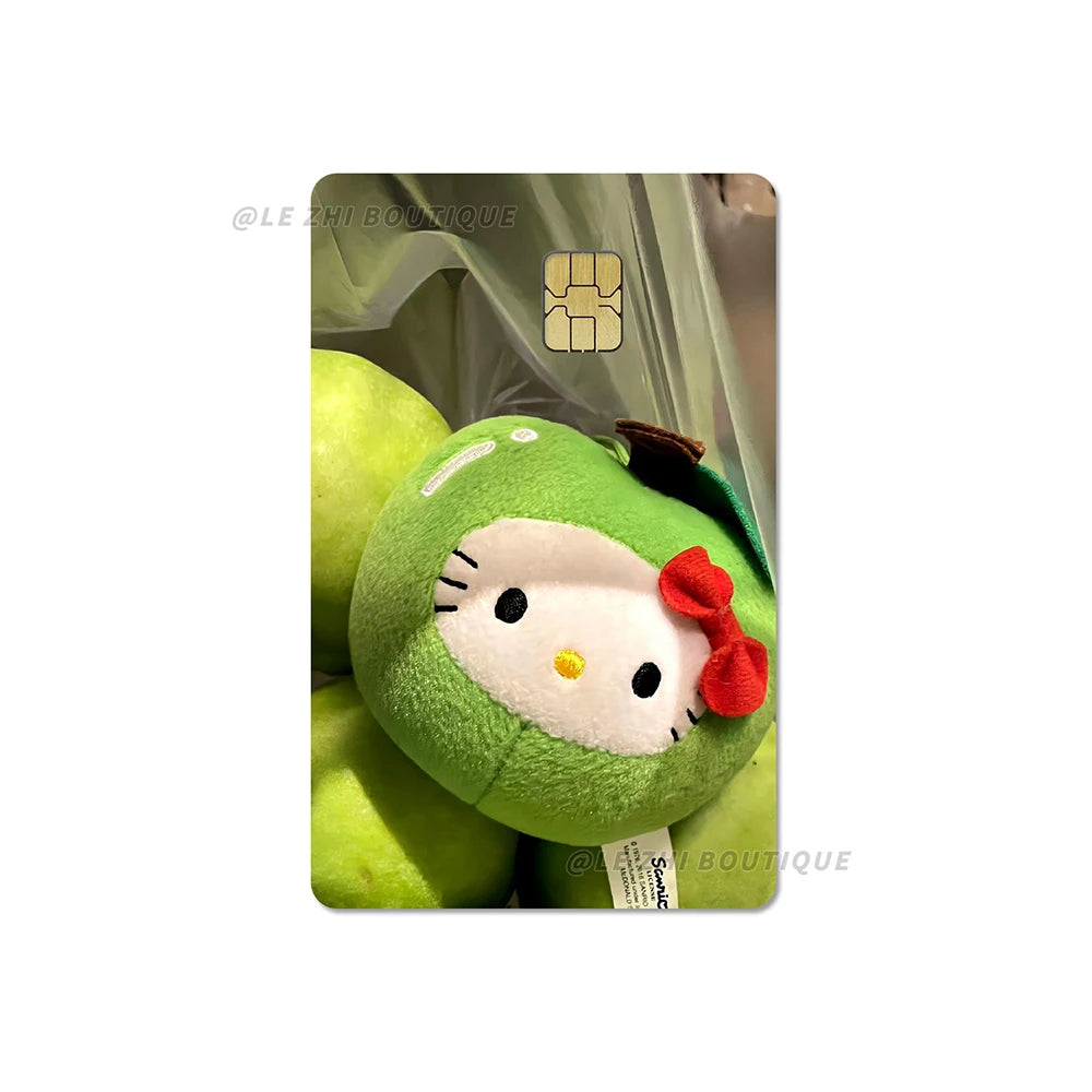Sweet Cool Sanrio Black Skin Hello Kitty Credit Card Stickers - Image 9