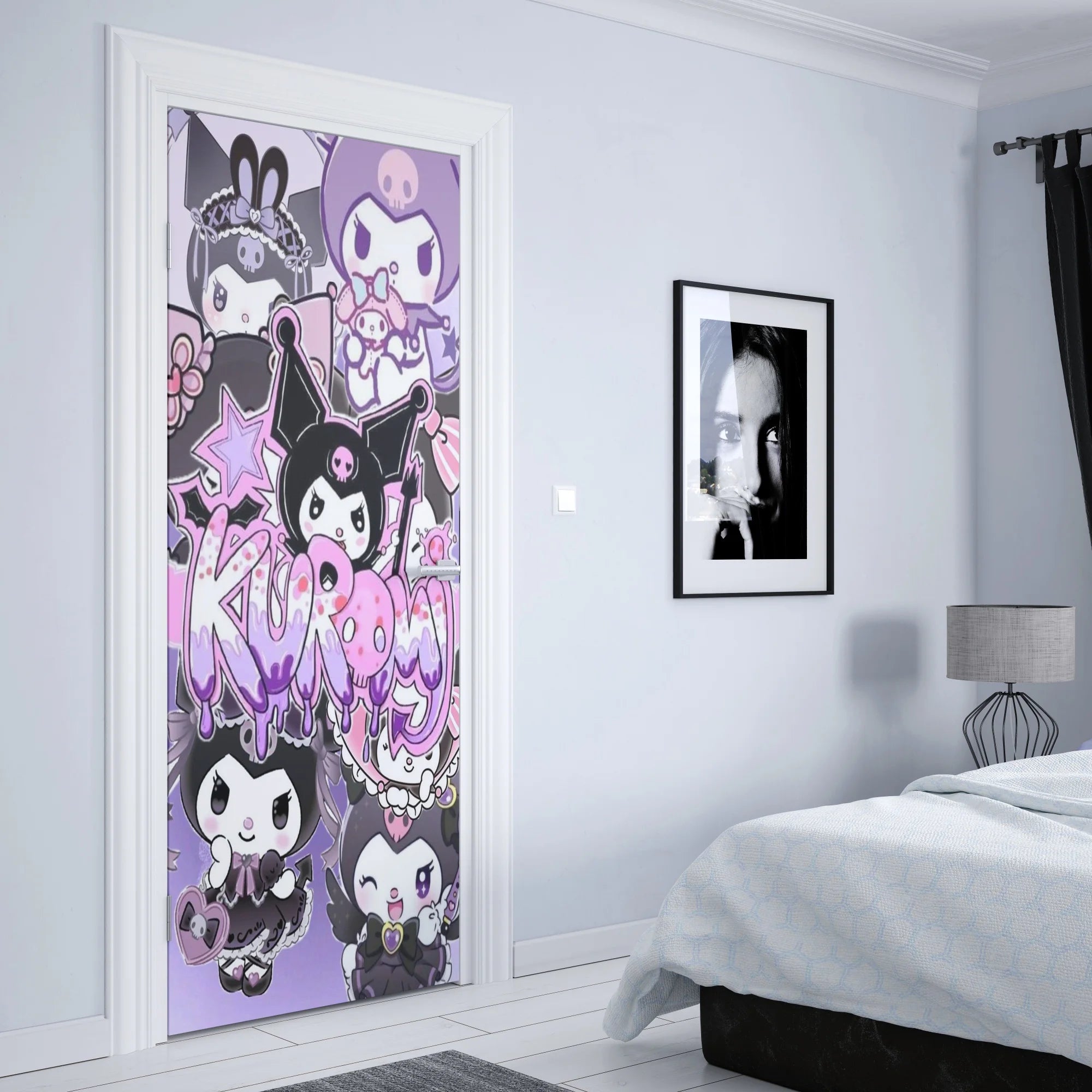 Kawaii Sanrio Anime Wall Sticker - Image 9