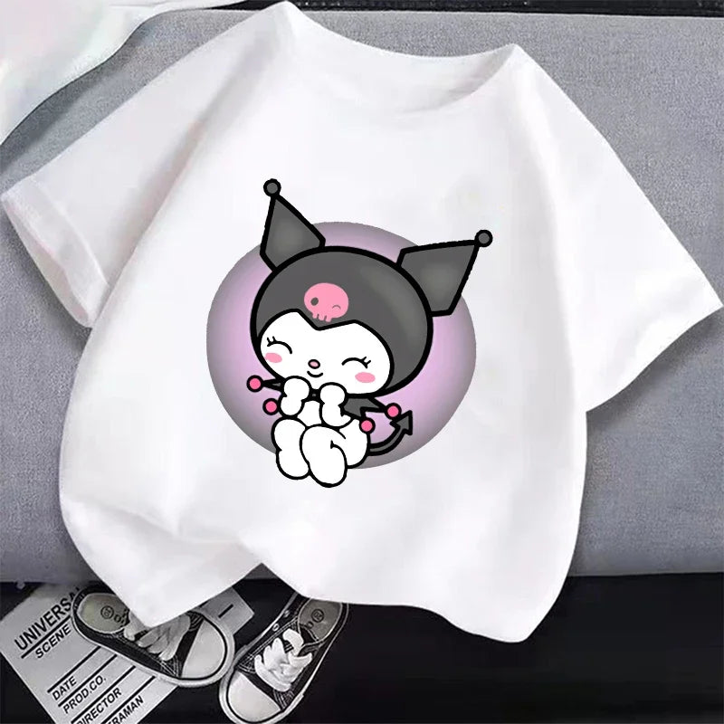 Kuromi Children’s Cotton T-Shirt - Image 6